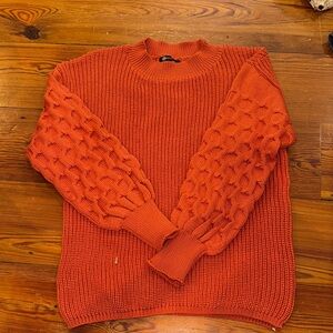 Women's Orange Sweater
